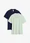 Polo in piquet di puro cotone biologico (pacco da 2), bonprix