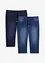 Jeans a pinocchietto leggeri elasticizzati con elastico in vita regular fit, straight (pacco da 2), bonprix