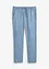 Jeans con lino ed elastico in vita regular fit, straight, bonprix