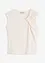 Maglia con dettaglio attorcigliato in misto cotone elasticizzato, bonprix