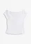 Maglia con spalle scoperte in puro cotone biologico, bonprix