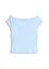 Maglia con spalle scoperte in puro cotone biologico, bonprix