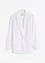 Blazer casual in misto lino con collo ampio a revers, bonprix