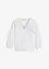 Blusa leggera con volant, bonprix