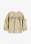 Blusa leggera con volant, bonprix