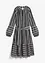 Abito midi a righe in puro cotone, bonprix