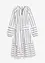 Abito midi a righe in puro cotone, bonprix