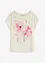 Maglia con inserto in satin, bonprix