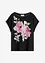 Maglia con inserto in satin, bonprix