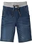 Bermuda di jeans in felpa, regular fit, bonprix