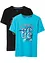 T-shirt in puro cotone biologico (pacco da 2), bonprix