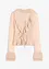 Cardigan in filato fine con ruches, bonprix