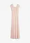 Abito in chiffon con pizzo e fascia da allacciare, bonprix
