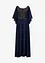 Abito di chiffon con pizzo e mantellina, bonprix