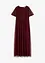 Abito lungo in tulle raffinato con paillettes, bonprix