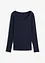 Maglia a maniche lunghe con scollo rotondo in puro cotone biologico, bonprix