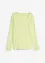 Maglia a maniche lunghe con scollo rotondo in puro cotone biologico, bonprix