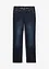 Jeans straight in cotone con cinta comoda, vita media, bonprix