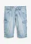 Bermuda cargo lunghi in jeans leggeri, relaxed fit, bonprix
