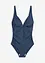 Costume intero modellante a compressione leggera con scollo a V, bonprix