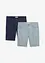 Bermuda elasticizzati, regular fit (pacco da 2), bonprix
