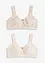 Reggiseno senza ferretto con cotone biologico (pacco da 2), bonprix