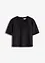 Blusa a maniche corte con pizzo, bonprix