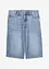 Bermuda in jeans, vita media, bonprix