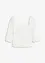Blusa con maniche a sbuffo e dettaglio smock, bonprix