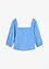 Blusa con maniche a sbuffo e dettaglio smock, bonprix