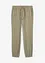 Pantaloni in mussola con elastico in vita regular fit, tapered, bonprix