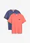 T-shirt con tasca in puro cotone biologico (pacco da 2), bonprix