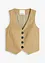 Gilet in misto lino, bonprix
