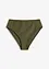 Slip per bikini a vita alta e sgambati, bonprix