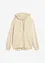 Felpa con zip, cappuccio ed elastico, bonprix
