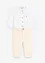 Camicia a body e pantaloni chino in puro cotone (set 2 pezzi), bonprix