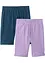 Pantaloncini da ciclista con cotone biologico (pacco da 2), bonprix