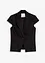 Blazer a maniche corte in satin di cotone, bonprix