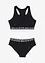Bikini sportivo con spalline olimpioniche (set 2 pezzi), bonprix