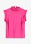 Blusa con volant, bonprix