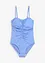 Costume intero in materiale lucido con effetto modellante medio, bonprix