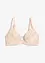 Reggiseno minimizer con ferretto e pizzo oglitterato bicolore, bonprix