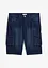 Bermuda cargo lunghi in jeans, relaxed fit, bonprix