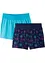 Shorts in jeans di puro cotone biologico (pacco da 2), bonprix