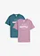 T-shirt in puro cotone (pacco da 2), bonprix