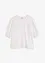 Maglia traforata con volant, bonprix