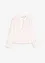 Blusa con ricami traforati, bonprix