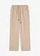 Pantaloni larghi con effetto operato, bonprix
