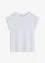 Top in maglia effetto uncinetto con pizzo, bonprix