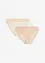 Slip alto sgambato in pizzo riciclato (pacco da 3), bonprix